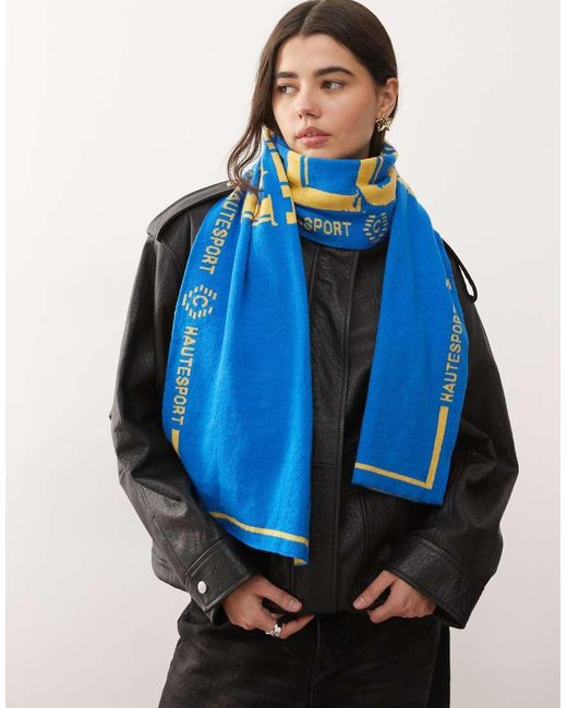 Collusion Blue Branded Football Scarf