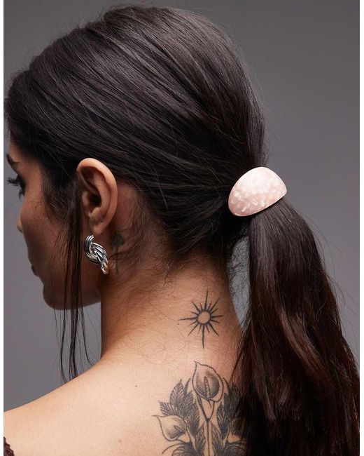 ASOS Multicolor Pack Of 2 Resin And Silver Hair Cuffs