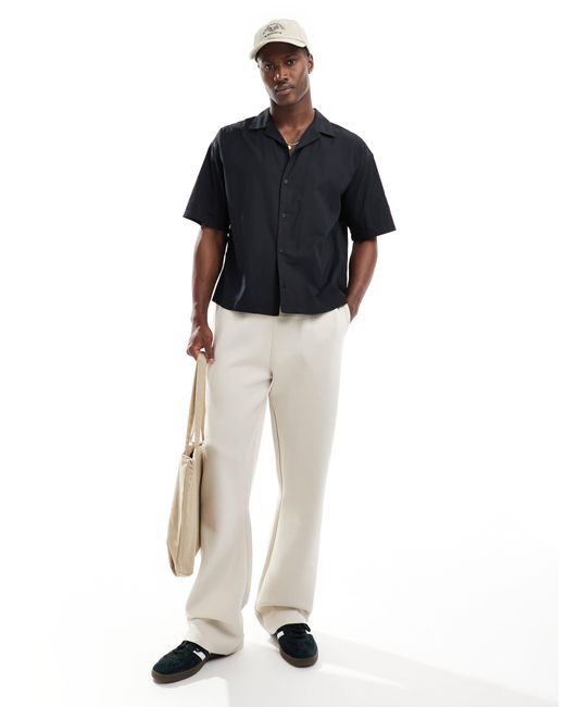 Pull&Bear – hemd in Black für Herren