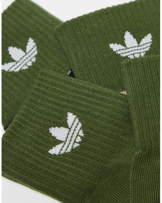 Adidas Originals Green – 2er-pack knöchelhohe socken