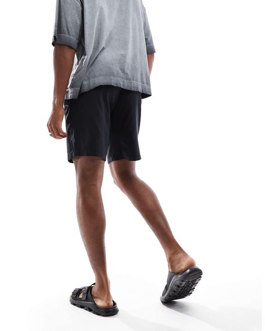 Short en lin avec cordon JJ Rebel pour homme en coloris Black