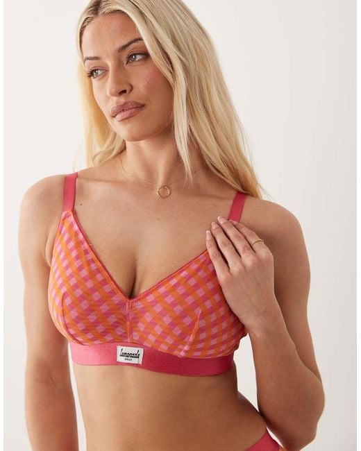 Lemonade Dolls Red Fuller Bust Stretch Mesh Bralette