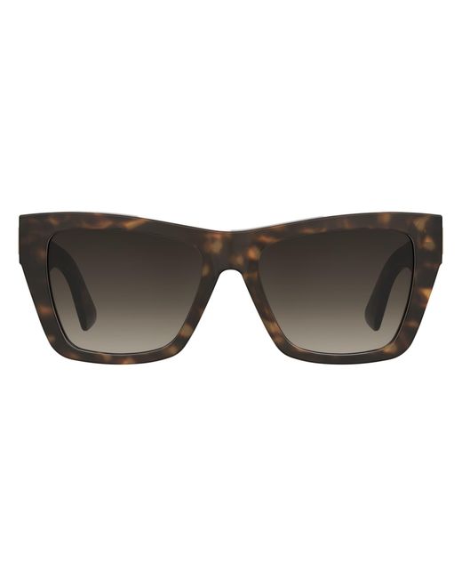 Moschino Brown Moschino – eckige sonnenbrille