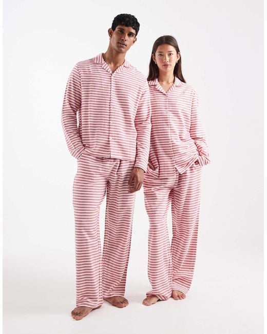 ASOS Pink Pyjama Set for men