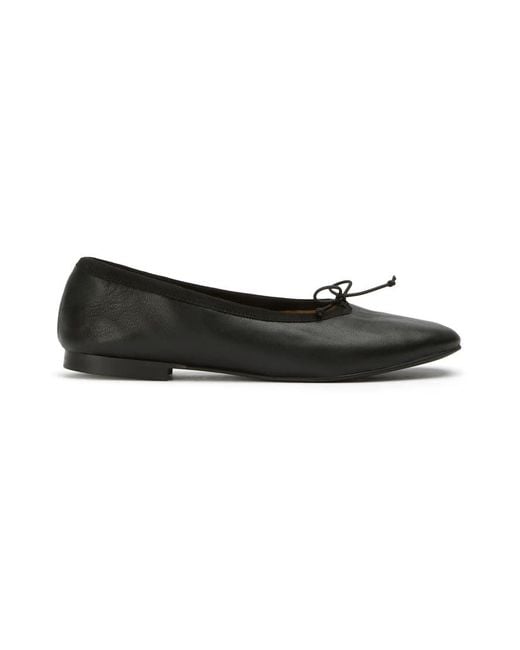 Tony Bianco Black Chelsea Round Toe Ballet Flats