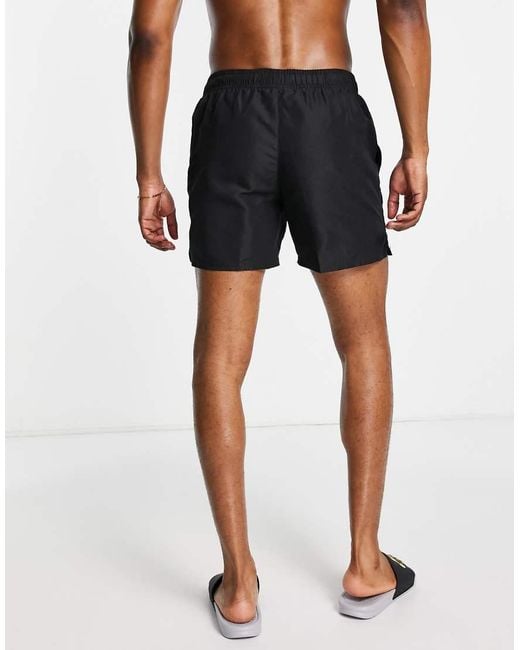 Nike Black Nike 5 Inch Volley Swim Shorts for men