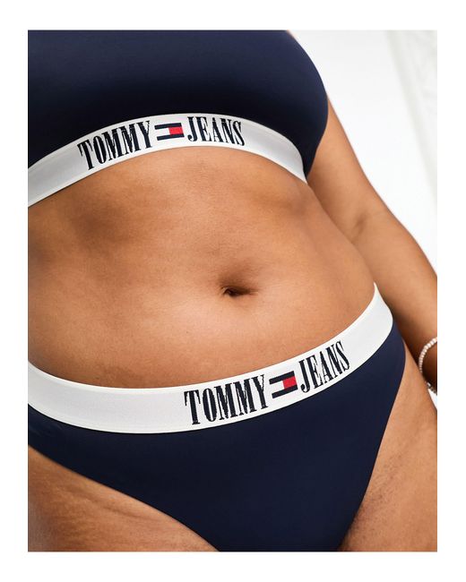 Tommy Hilfiger Blue Tommy jeans plus – archive – brasilianische bikinihose
