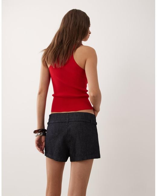 Mango Pink Denim Skort