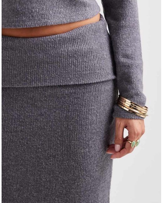 Vero Moda White Folded Waistband Midi Skirt Co-ord