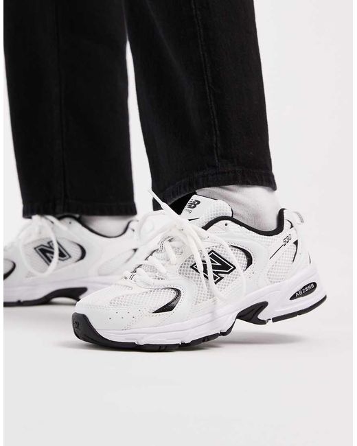 New Balance White 530 Trainers