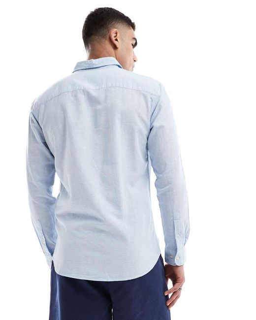 Camicia Azzurra di Jack & Jones in Blue da Uomo