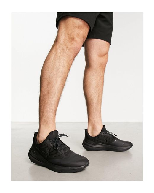 Nike Air Winflo 9 Shield Trainers in Black for Men | Lyst Australia