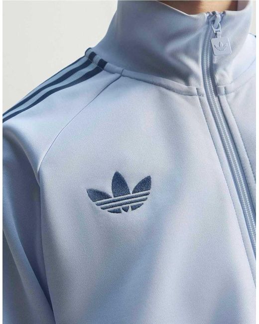 Adidas Originals Blue Italy National Team Originals Full-Zip Track Jacket for men