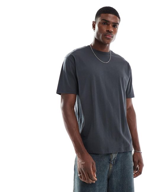ASOS Blue Essentials Relaxed T-shirt for men