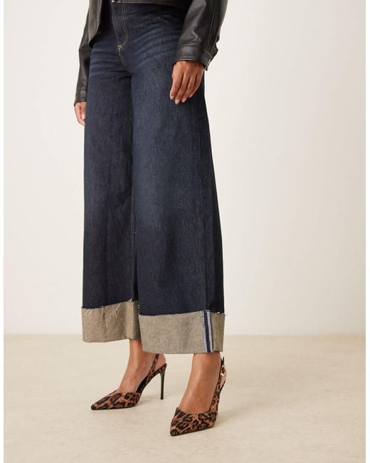 ASOS Black – polar d'orsay – slingback-schuhe mit leopardenmuster und hohem absatz