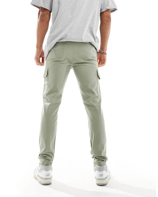 ASOS Multicolor Skinny Cargo Pants for men