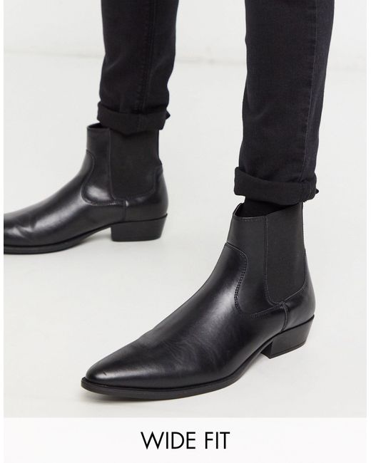 wide fitting mens chelsea boots
