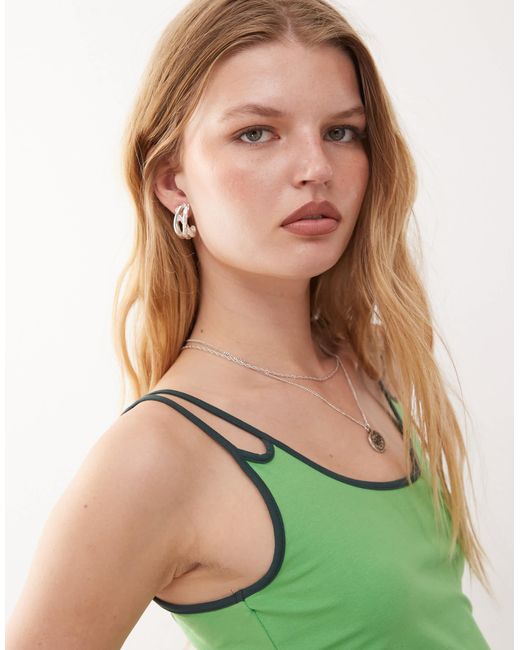 Weekday Green – trägertop