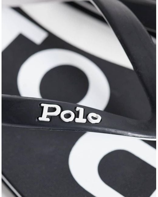 Polo Ralph Lauren Blue Bolt Logo Thongs for men