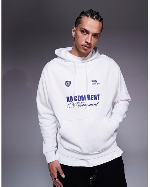ASOS – oversize-kapuzenpullover in Gray für Herren