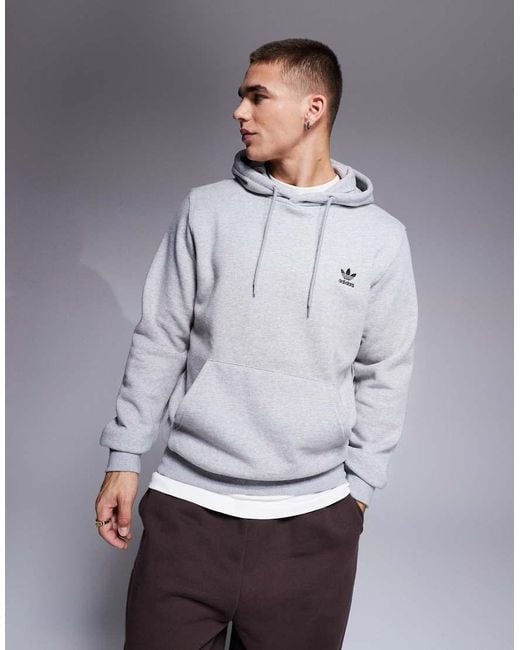 adidas Originals Essentials Hoodie in White for Men Lyst UK