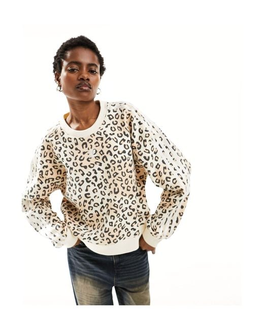 Adidas Originals Metallic Leopard Luxe Sweatshirt