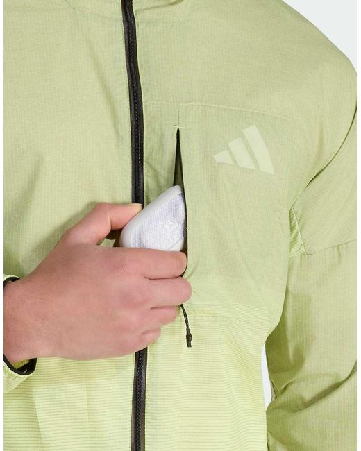 Adidas Originals Green Terrex Xperior Clima365 Light Windweave Jacket for men