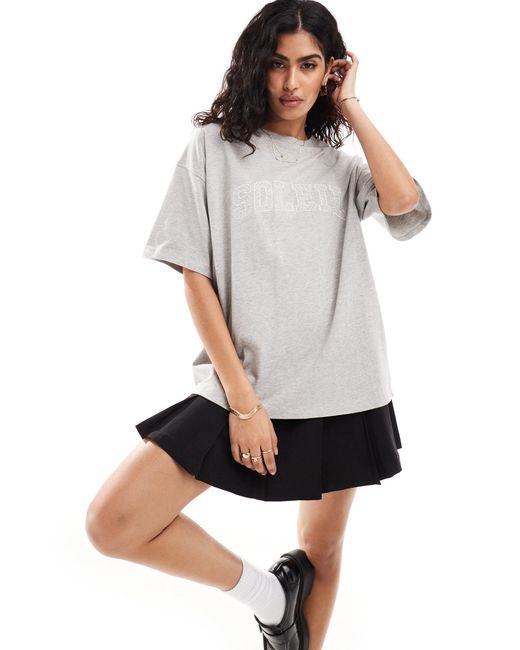 4th & Reckless Gray – oversize-t-shirt