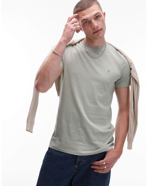 AllSaints Gray Tonic T-shirt for men