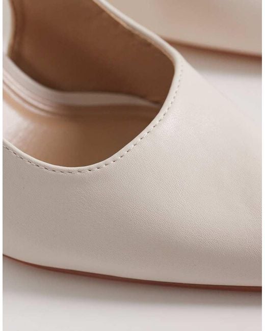 SEQWL Natural Salado Heeled Court Shoe
