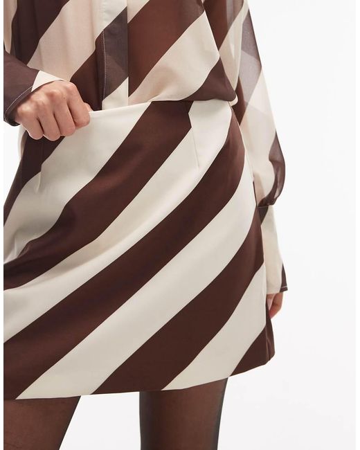 ASOS Brown Mini Skirt