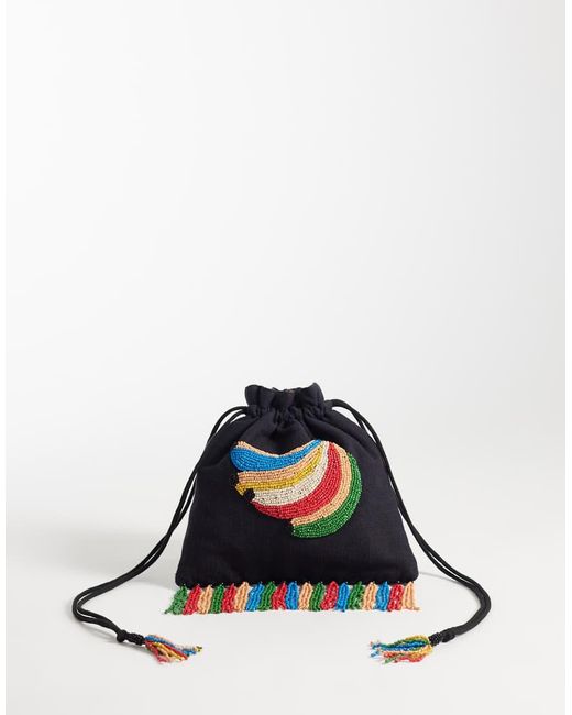 Never Fully Dressed Blue Banana Pouch Bag