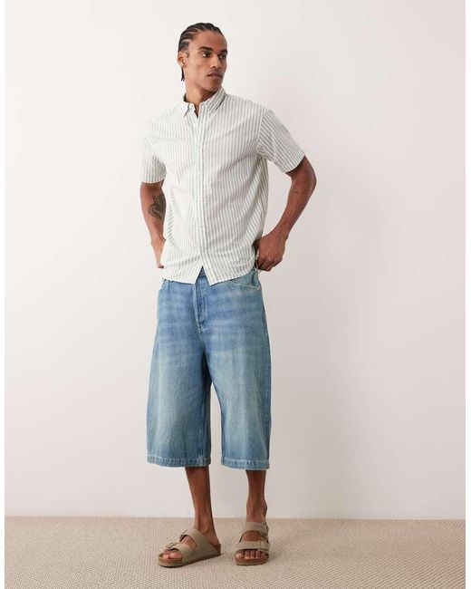 Jack & Jones Blue Super baggy Jorts for men