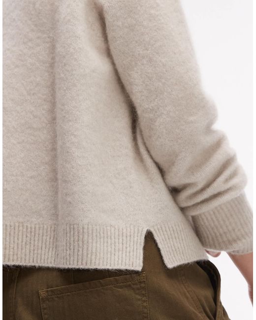Pull ras ARKET en coloris Natural