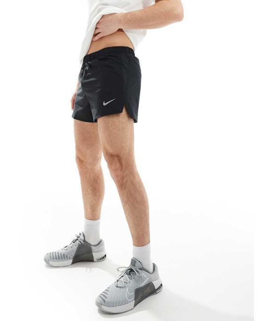 Nike Black Fast Dri-fit 3inch Lined Shorts for men