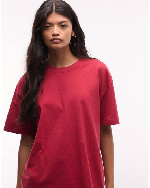 ASOS Red Oversized T-shirt