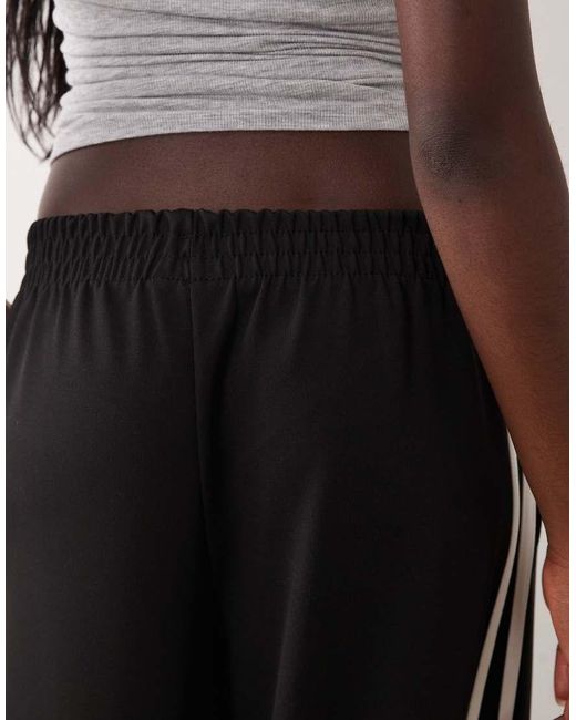 Gina Tricot Black Sporty Wide Trousers
