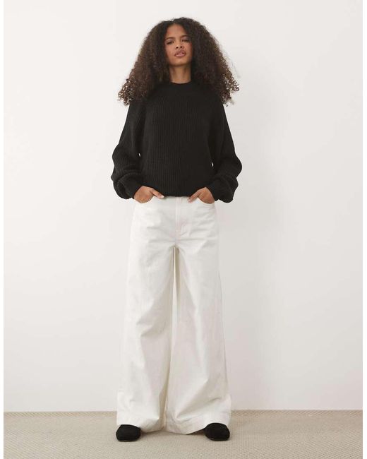 Threadbare Black High Neck Sweater