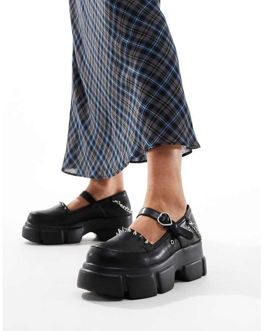 Koi Footwear Blue Koi Cloud Mist Chunky Shoes