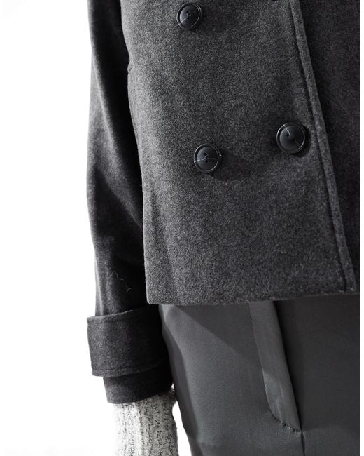 ONLY Black Wool Look Short Jacket