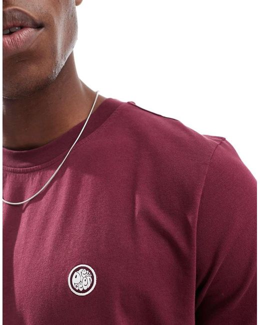 Pretty Green Red Logo T-shirt for men