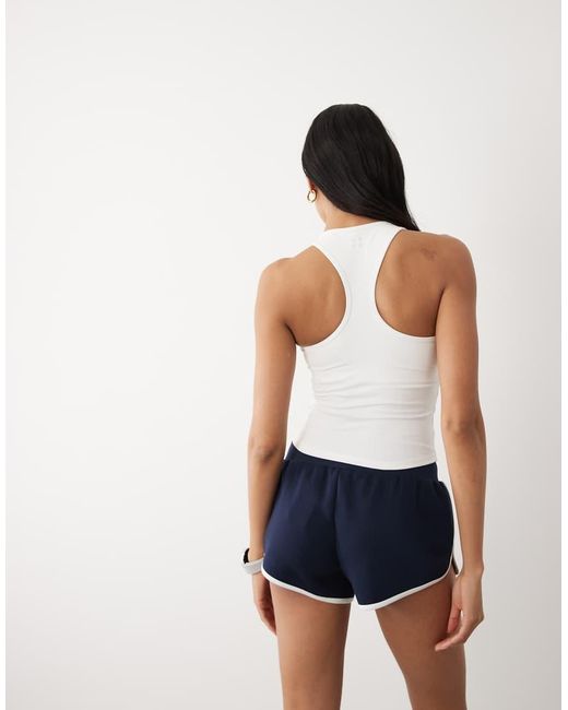 4505 Blue Sweetheart Neck Vest With Inner Bra