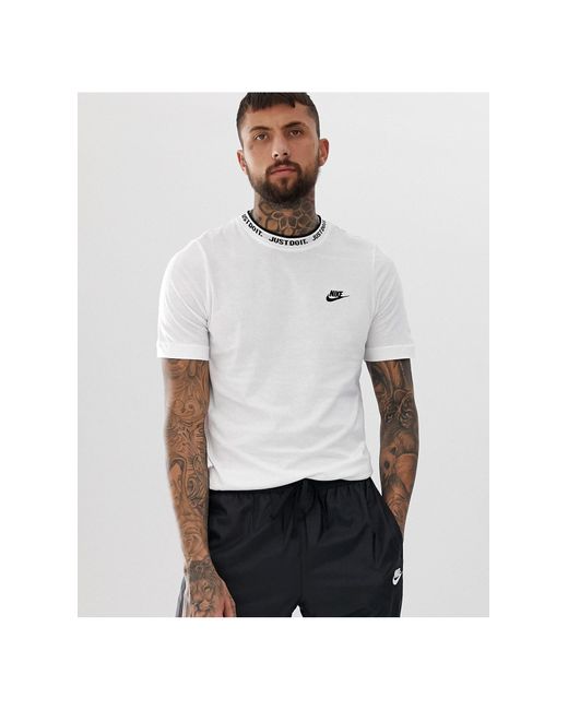 Nike Baumwolle – es T-Shirt mit "Just Do It"-Logo in Weiß für Herren | Lyst  AT