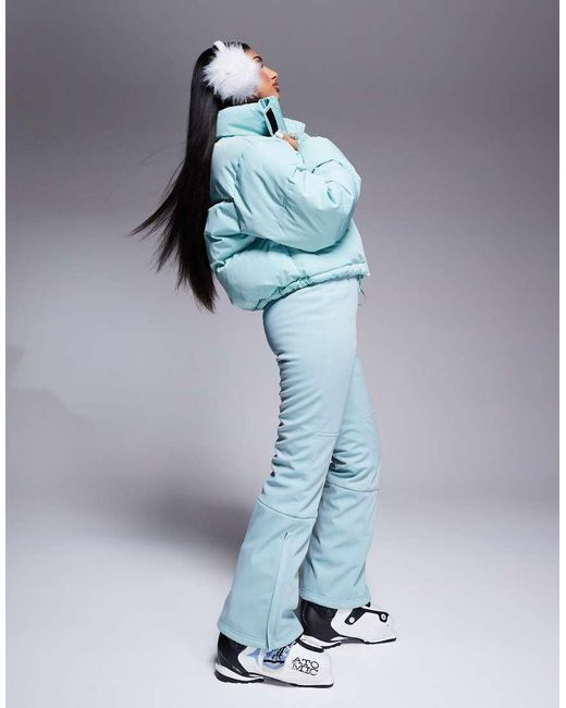 ASOS 4505 Ski & Snow Blue 4505 Ski Boxy Fit Puffer Ski Jacket
