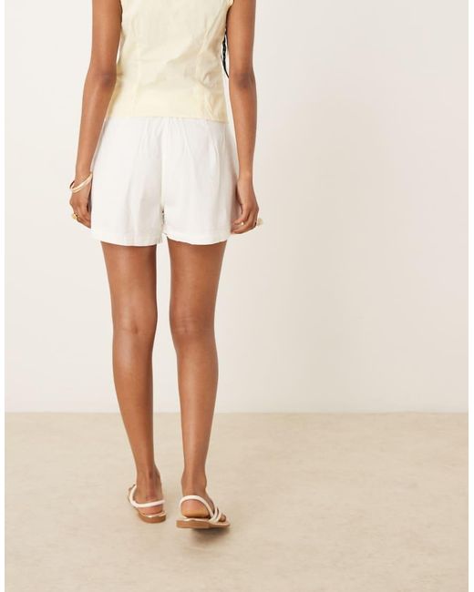 Nobody's Child Natural Ava Tailored Shorts