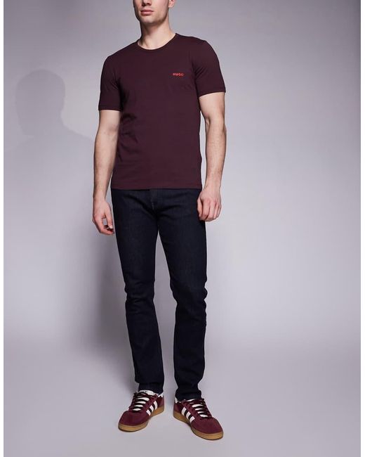 Boss Purple Delaware Slim-fit Jeans for men