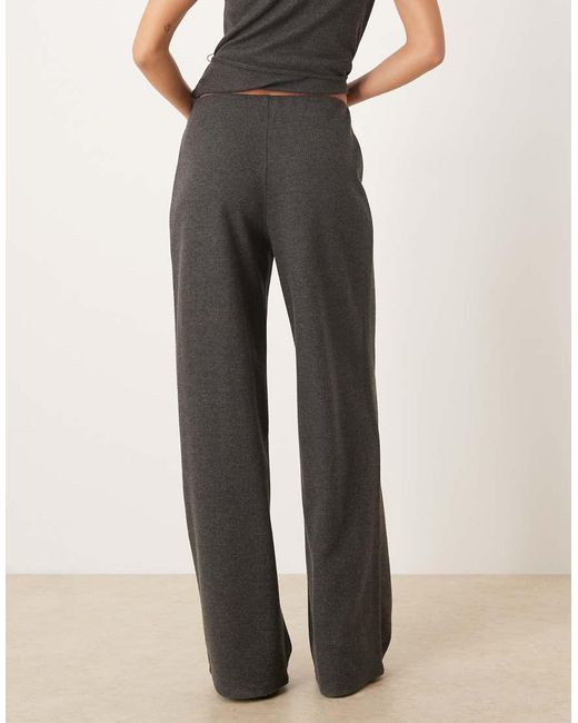 Mango Gray Ancona Straight Trouser Co-ord