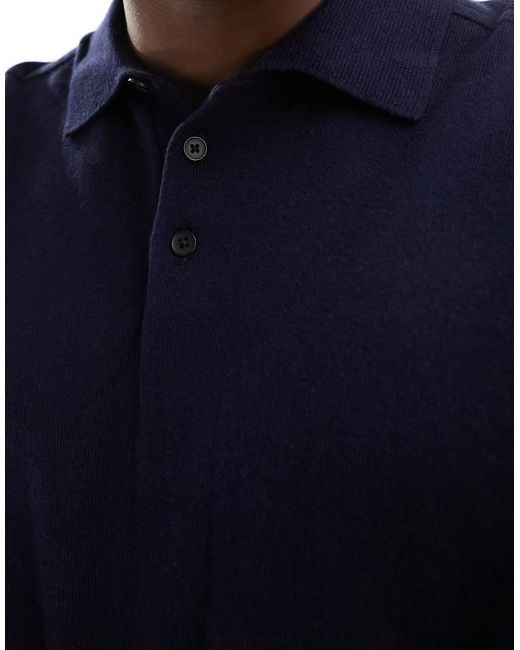 Polo di SELECTED in Blue da Uomo