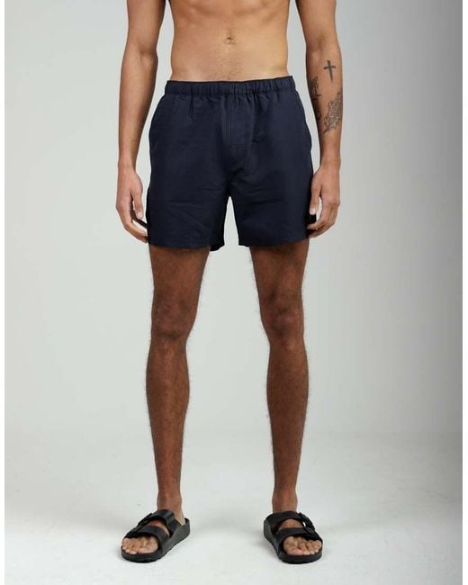 French Connection Blue 2 Pack Elasticated Swim Shorts for men