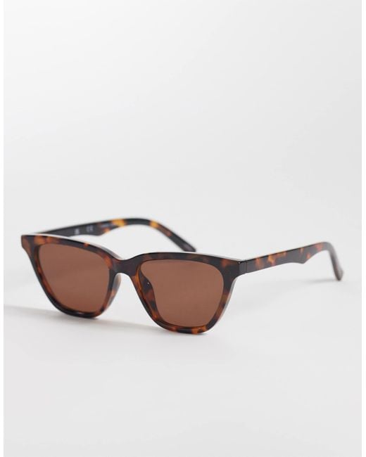 Vero Moda Multicolor Rectangular Cat Eye Sunglasses